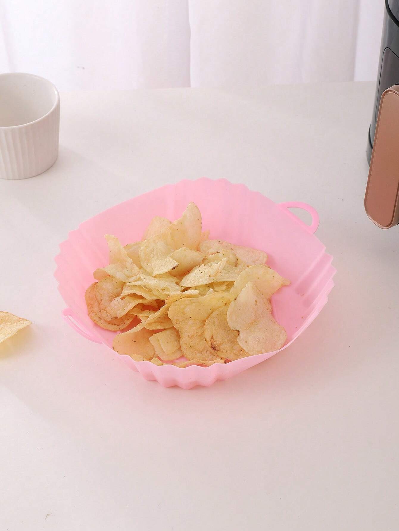Air Fryer Silicone Pot Liner - 1 Stück Silikon-Topf für Heißluftfritteuse, moderner