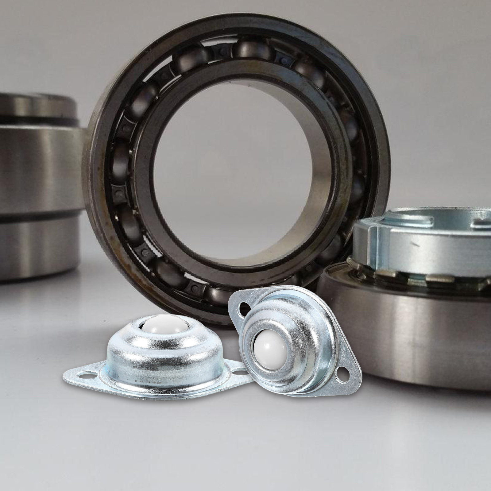 Small Appliances - 12 Stück Nylon-Kugellager-Universalrollen, glatte, drehbare Möbelrollen,