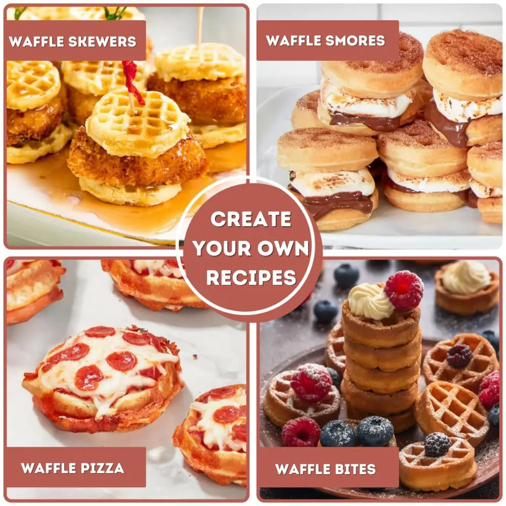 16-Loch Waffeleisen, Schnellhe – Mini Waffle Maker Machine Bewertung und Preis