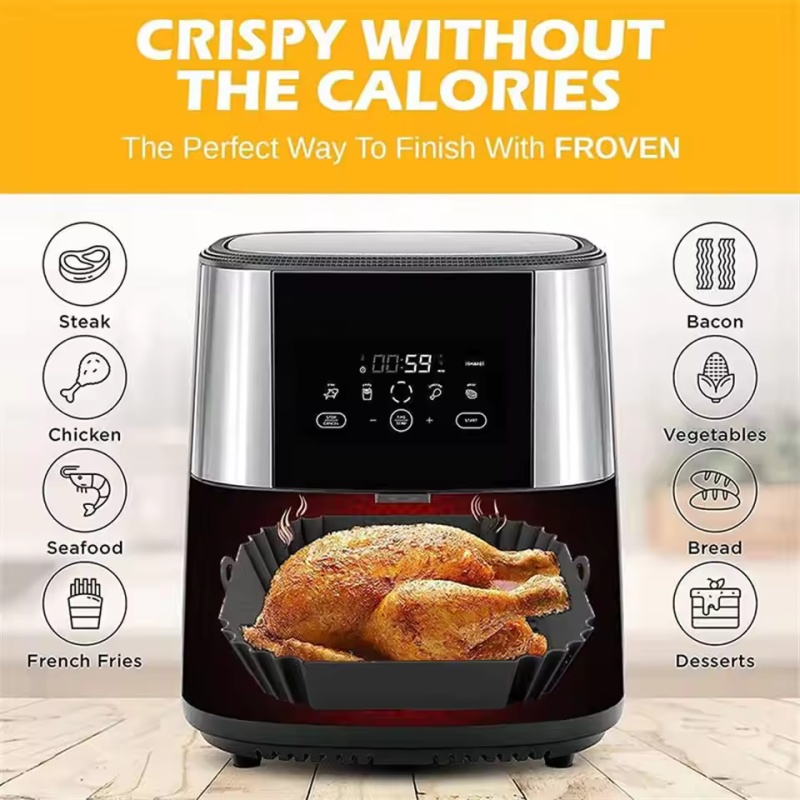 1pc Silikon Air Fryer Topf Tab – Air Fryer Silicone Pot Liner Bewertung und Preis