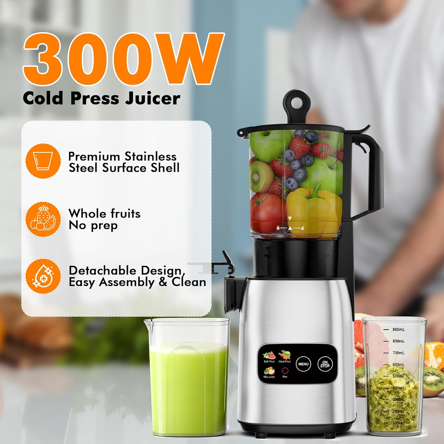 Langsam Mahlender Kaltpress-En – Electric Slow Juicer Cold Press Bewertung und Preis
